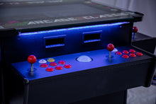 Load image into Gallery viewer, Full-sized, 3 Sided, Cocktail Table Arcade Game With 3,016 Classic, Golden Age, and Retro Games with Trackball
