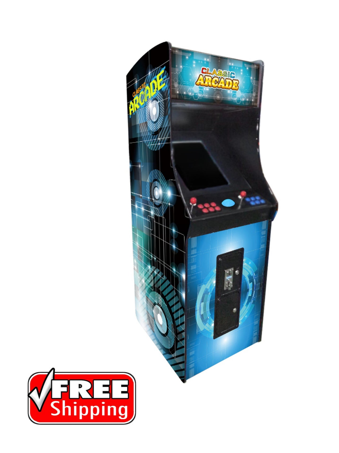 Full-Sized Upright Arcade Game With Trackball with 3,000 Games!