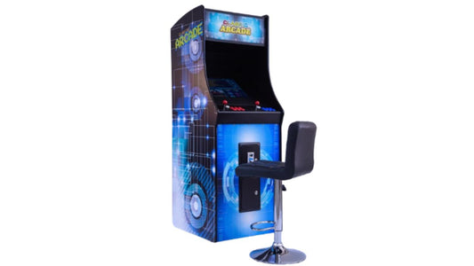 A full-size arcade machine from Game Room City. 