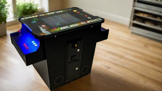 Full-sized Cocktail Table Arcade Game with 60 Classic Games from Game Room City. 