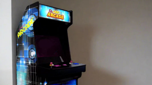 Full-Sized Two Player Upright Arcade Game With Trackball feat. 3,000 Games