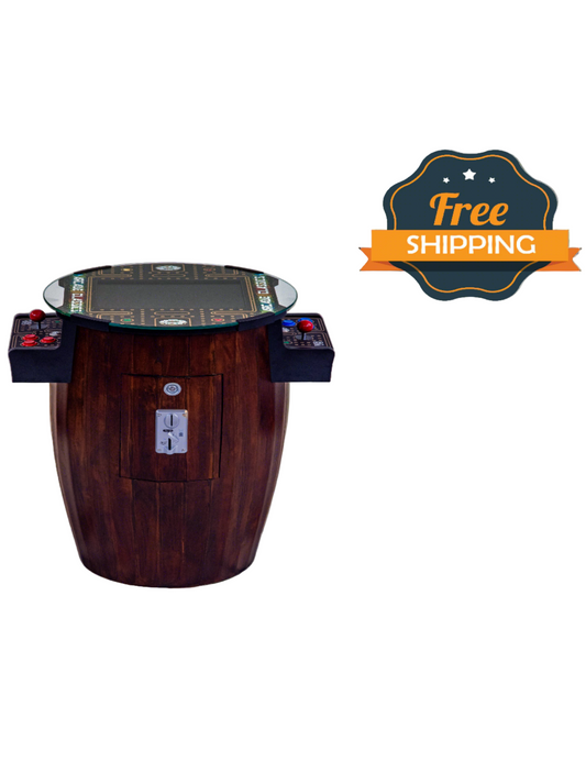 Barrel Arcade Game with 60 Classic Games