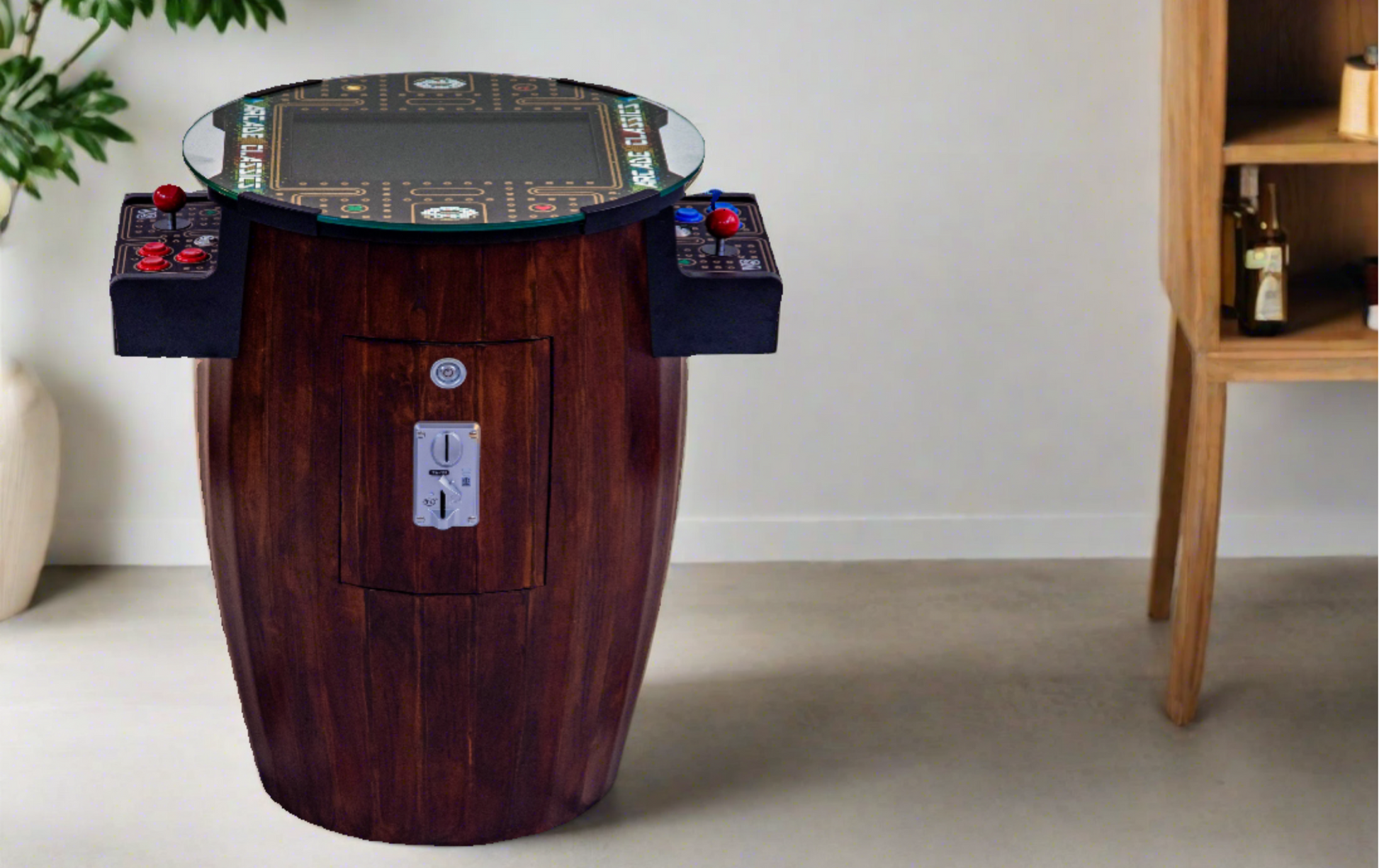Barrel Arcade Game with 456 Classic & Golden Age Games