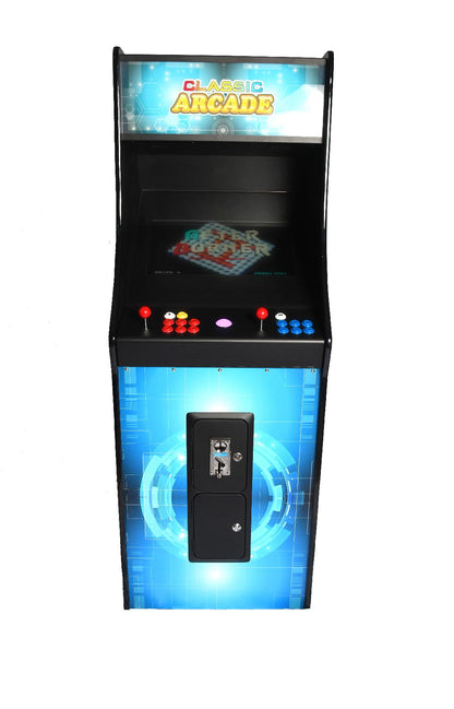 Full-Sized Upright Arcade Game with 456 Classic, Golden Age Games, and Trackball