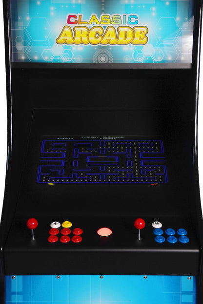 Full-Sized Upright Arcade Game with 456 Classic, Golden Age Games, and Trackball