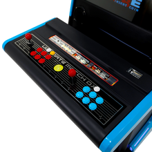 Load image into Gallery viewer, Blue and Metal &quot;Candy Cabinet&quot; Arcade Game With Trackball and 3,000 Games

