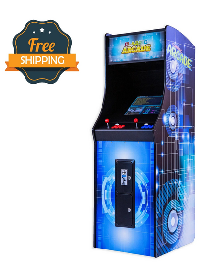 Full-Sized Upright Arcade Game with 60 Classic Games