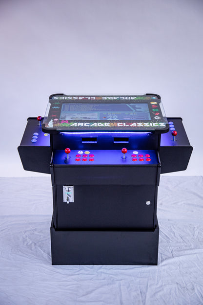 Full-sized, 3 Sided, Cocktail Table Arcade Game With 1,162 Classic, Golden Age, and Midway Games
