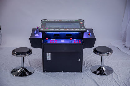 Full-sized, 3 Sided, Cocktail Table Arcade Game With 3,016 Classic, Golden Age, and Retro Games with Trackball