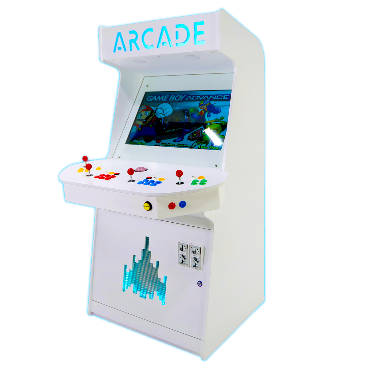 Full-Sized Two Player Upright Arcade Game With Trackball And 3,000 Games  For Sale