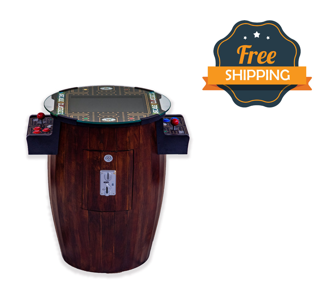Barrel Arcade Game with 456 Classic & Golden Age Games