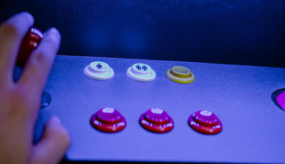 Full-sized Cocktail Table Arcade Game with 456 Classic and Golden Age Games with Trackball