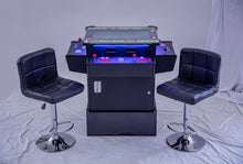 Load image into Gallery viewer, Full-sized, 3 Sided, Cocktail Table Arcade Game With 1,162 Classic, Golden Age, Retro Games, and Trackball
