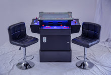 Load image into Gallery viewer, Full-sized, 3 Sided, Cocktail Table Arcade Game With 1,162 Classic, Golden Age, Retro Games, and Trackball
